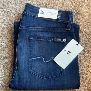 NWT 7 For All Mankind Mid Rise Kimmie Bootcut Jeans